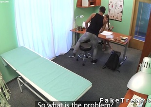 Punctiliousness fucks patient in a dispensary